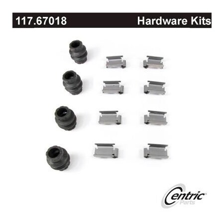 Centric Disc Brake Hardware Kit, Parts 117.67018